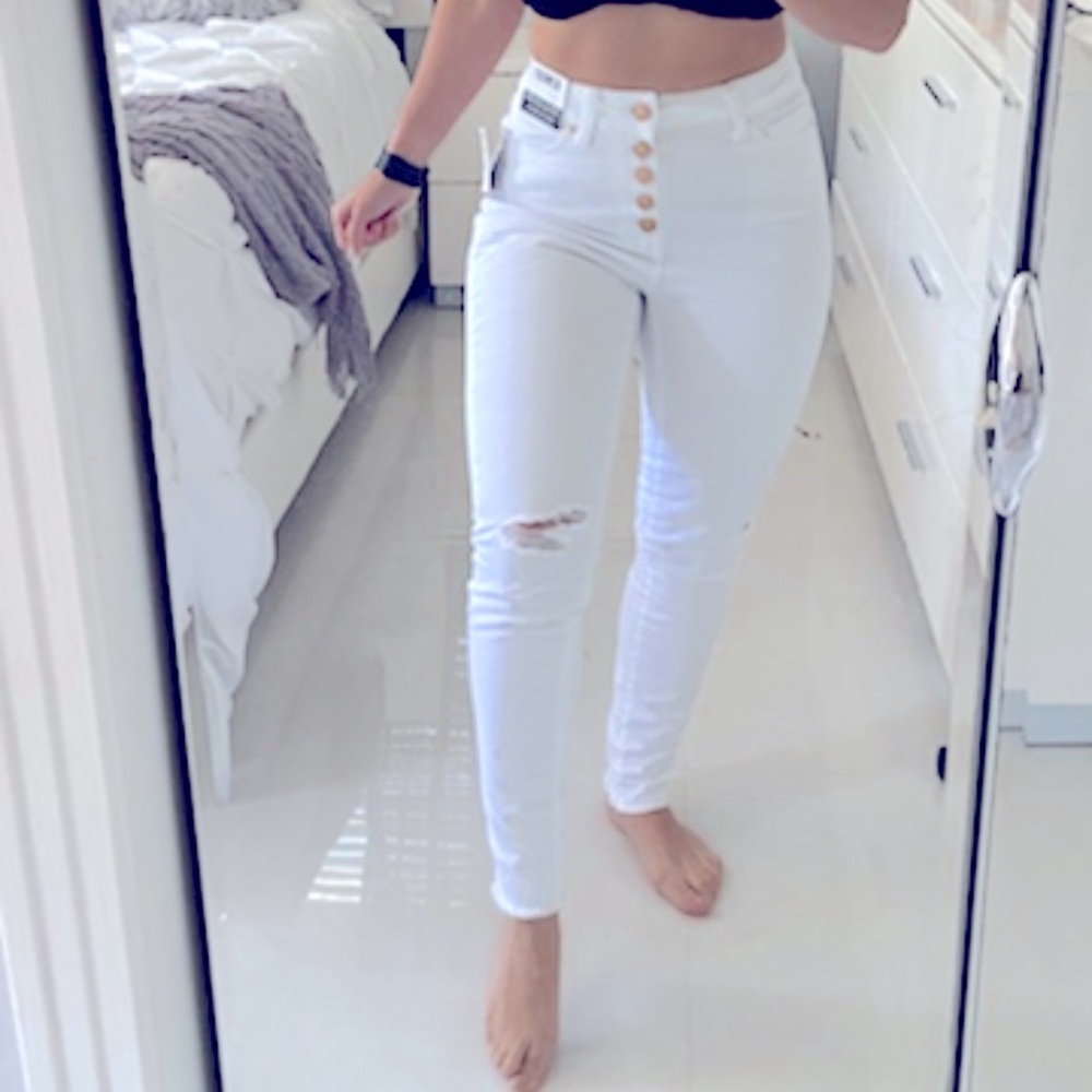 White jeans